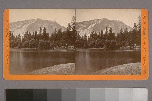 [Lake view and Mountain in the distance.] Photographer's series: Yosemite Valley, California