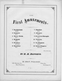 Gaetana mazurka : first amusements, no. 1 / H. M. Bosworth