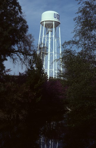 Watertower & Redbud, Arboretum