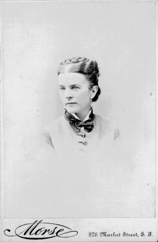 Portrait of Annie Bidwell 1870