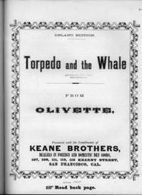 The torpedo and the whale! / from the new comic opera Olivette