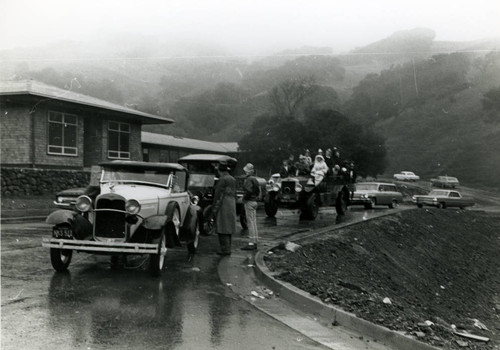 The relocation of San Domenico School for Girls, from the Dominican campus in San Rafael, to the new location in Sleepy Hollow, December 11, 1965
