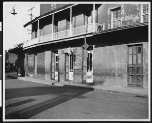 Exterior view of the Dalo Building, ca.1930