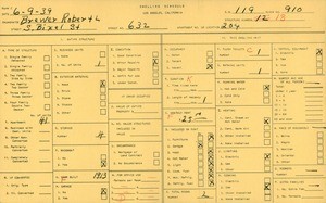 WPA household census for 632 S BIXEL ST, Los Angeles