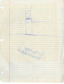 Sketch of the position of Checkpoint Charley and the East and West sides of the Berlin Wall, June 23-26, 1963