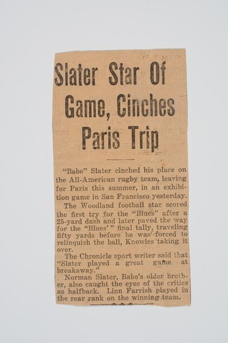 Clipping, Slater star of game, cinches Paris trip