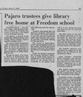 Pajaro trustees give library free home at Freedom school