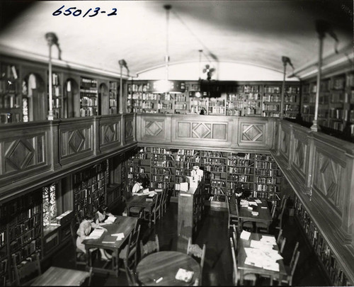 Rare Book Room in Denison Library, Scripps College