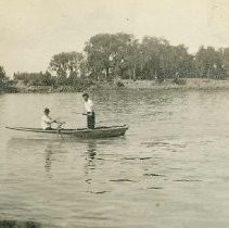 Row boat on the Sacramento River