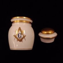 Masonic Tabacco Jar