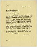 Letter from Julia Morgan to William Randolph Hearst, February 16, 1932