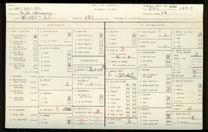 WPA household census for 131 W 101ST STREET, Los Angeles