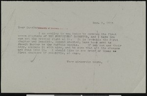Hamlin Garland, letter, 1913-12-08, to F.A. Duneka