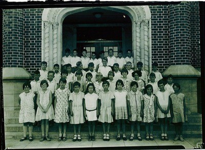 Stockton - Schools - El Dorado - Students circa 1925-1948: El Dorado School class