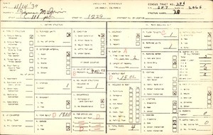 WPA household census for 1229 E 111 ST, Los Angeles County