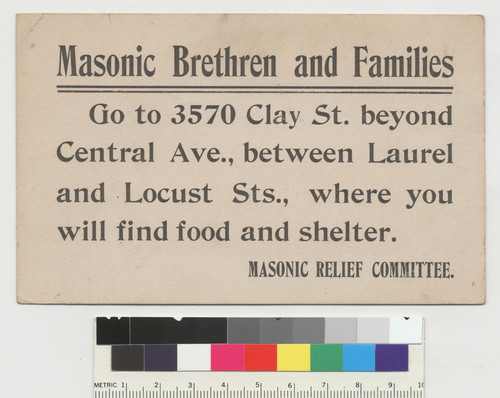 Masonic Brethren and Families