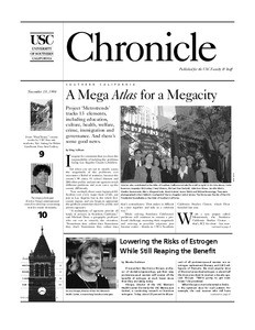 USC chronicle, vol. 16, no. 12 (1996 Nov. 18)