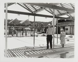 Shuffleboard game at Oakmont, Santa Rosa, California, 1967