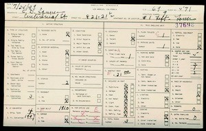 WPA household census for 821 CENTENNIAL, Los Angeles