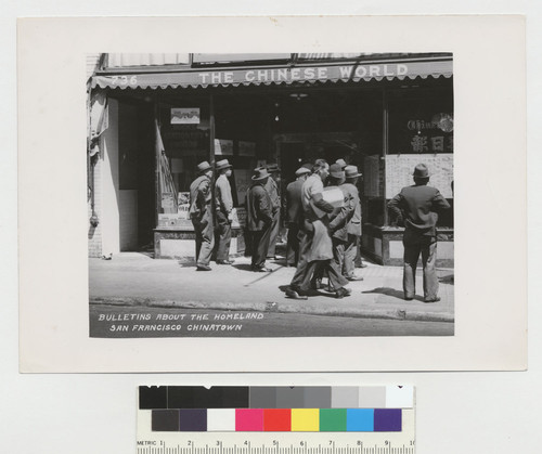 "Bulletins About the Homeland, San Francisco Chinatown"