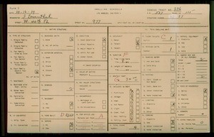 WPA household census for 877 W 40TH PL, Los Angeles County