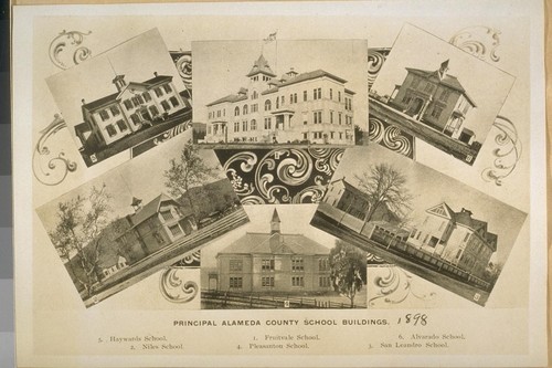 Principal [sic] Alameda County School Buildings. 1898