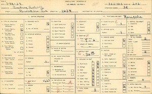 WPA household census for 1634 BROCKTON AVE, Los Angeles