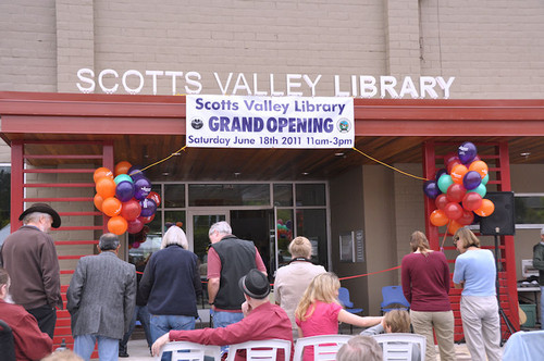 Opening day at the Scotts Valley Library