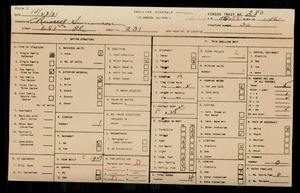 WPA household census for 231 E 87TH PLACE, Los Angeles County
