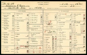 WPA household census for 1420 GRIFFITH AVE, Los Angeles