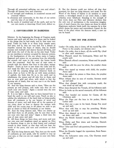 An Exorcism, Renewal, Vol 10 No 1 January 1970, one of the liturgies of the Free Church