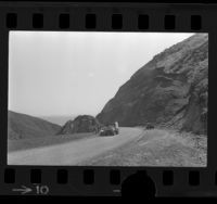 Los Angeles County jail inmates working on Kanan Dume Road in Zuma Canyon, Calif., 1974