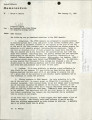 Memorandum to David W. Benson from Jasper G. Schad and Phil Wesley, January 17, 1969, and response to Phil Wesley from Ron Tehl, March 6, 1969