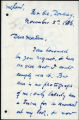 George Meredith letter, 1886 November 5