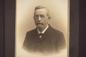 Pastor Adolf Kinzler, b. 1841, 1st theological teacher 1879-1908, retired to Cannstatt