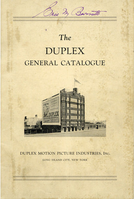 The Duplex General Catalog, ca. 1925