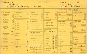 WPA household census for 212 N GRAND, Los Angeles