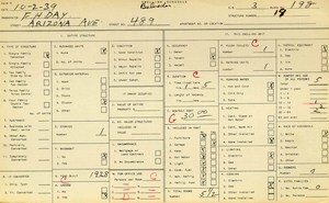 WPA household census for 489 S ARIZONA
