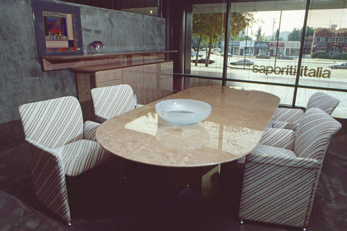 Saporiti table and chairs
