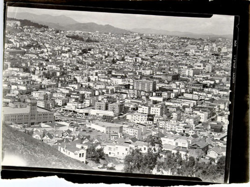 [View of Mission district from Bernal Heights]