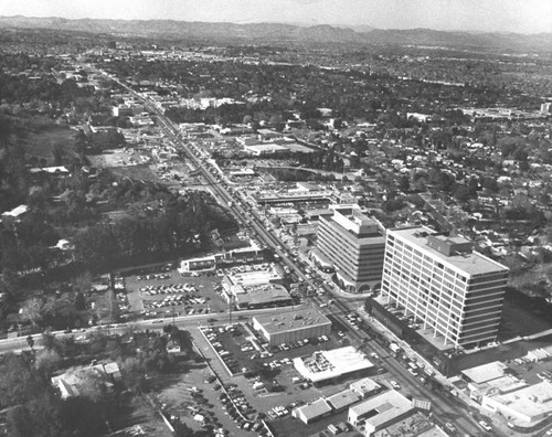 San Fernando Valley, aerial view