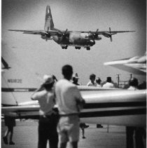 C-130 simulates emergency attack landing