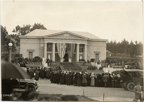 [Dedication of Greek Building at the Panama-Pacific International Exposition]