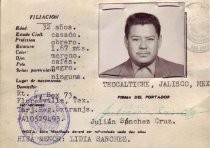 Julian Sanchez's passport