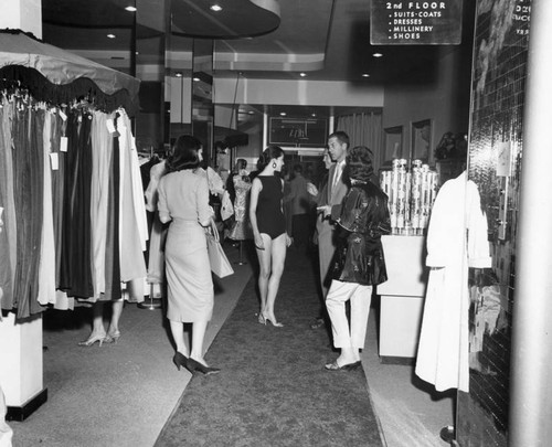Fashion show at Lucy's department store, view 2