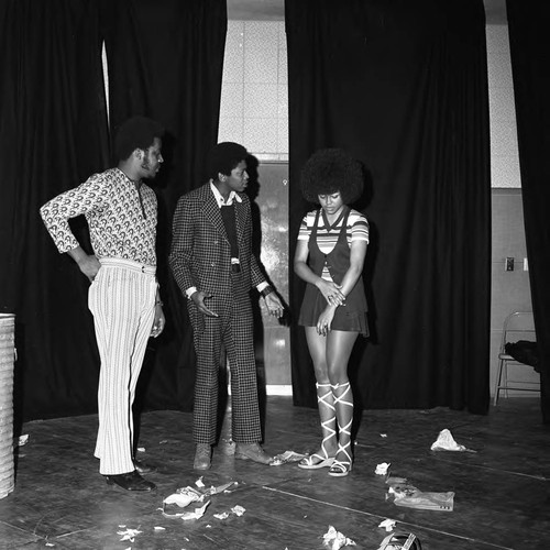 Performers on Stage, Los Angeles, 1972