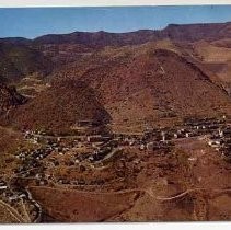 Postcard of Jerome, Arizona, aerial view