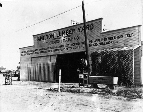 Diamond Match, Hamilton City, Lumberyard
