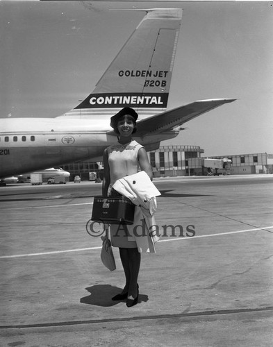 Continental runway, Los Angeles, 1965