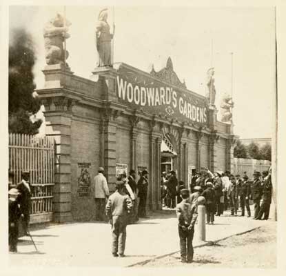 [Entrance to Woodward's Gardens]